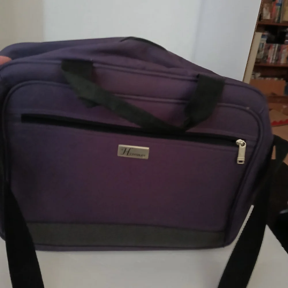 Elegant Purple Laptop Bag for Men